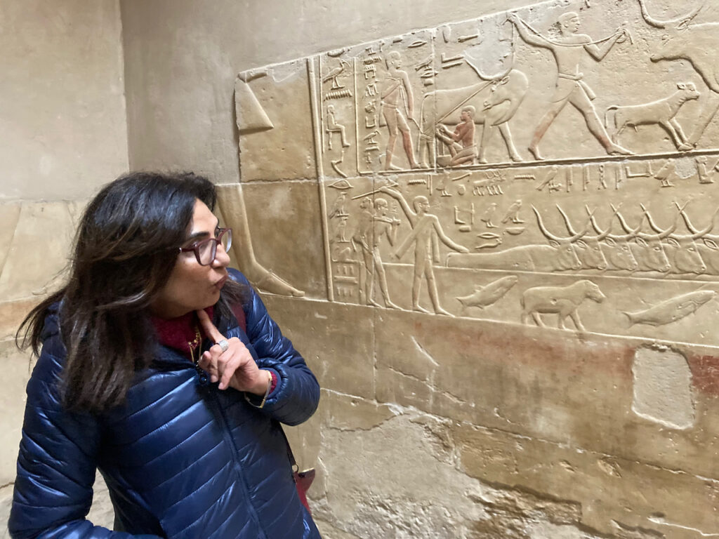 Egypte Voyage original avec des explications sur les monuments de Saqqarah